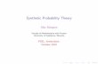 Synthetic Probability Theory