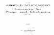 Schonberg, Arnold - Piano Concerto - Petrucci Music Library