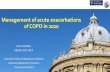 Management of acute exacerbations of COPD in 2020