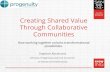 Creating Shared Value Through Collaborative Communities
