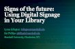 Signs of the future: Using Digital Signage in Your Library