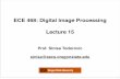 ECE 468: Digital Image Processing Lecture 15