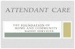 Attendant Care presentation
