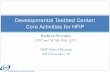 Developmental Testbed Center: Core Activities for HFIP