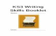 KS3 Writing Skills Booklet