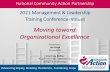 Moving toward Organizational Excellence