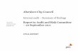 Internal audit – Summary of findings - Aberdeen City Council
