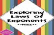 Exploring Laws of Exponents