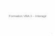 Formation VBA 3 – Interagir