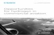 Opportunities for hydrogen in commercial aviation