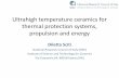 Ultrahigh temperature ceramics for thermal protection ...
