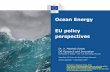 Ocean Energy EU policy perspectives - Supergen-Marine