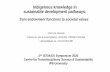 Indigenous knowledge in sustainable development pathways