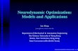 Neurodynamic Optimization: Models and Applications