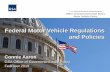 Federal Motor Vehicle Regulations and Policies
