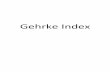 Gehrke Index - Concordia University Chicago