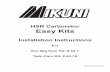 HSR Carburetor Easy Kits - Mikuni