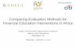Comparing Evaluation Methods for Financial Education ...