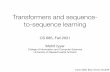 Transformers and sequence- to-sequence learning