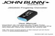 JB02020 Fingertip Oximeter User Manual