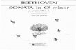 BEETHOVEN SONATA in C# minor