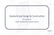 Geotechnical Design & Construction