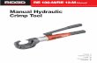 Manual Hydraulic Crimp Tool - Ridgid