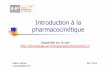 Introduction àla pharmacocinétique