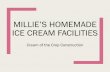 Millie’s Homemade Ice Cream Facilities
