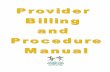 Revision History The OHCA Provider Billing And Procedure ...
