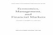 Economics, Management, and Financial Markets