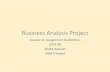 Business Analysis Project - Samuel Learning