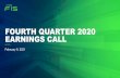 FOURTH QUARTER 2020 EARNINGS CALL - FIS