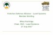 Victorian Defence Alliance – Land Systems Member Briefing ...