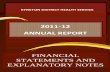 FINANCIAL STATEMENTS AND EXPLANATORY NOTES