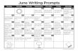 June Writing Prompts
