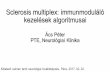 Sclerosis multiplex: immunmoduláló kezelések algoritmusai