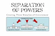 Separation of Powers - Weebly