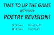 WITH YOUR POETRY REVISION!