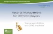 Records Management for DSHS Employees