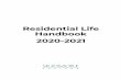 Residential Life Handbook 2020-2021 - Skidmore College