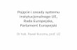 Pojęcie i zasady systemu instytucjonalnego UE