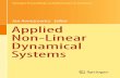 Jan˜Awrejcewicz Editor Applied Non-Linear Dynamical Systems