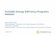 FortisBC Energy Efficiency Programs Rebates