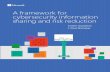 A framework for cybersecurity information sharing and risk ...