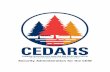 CEDARS OBIEE Registration Admin 2020 - NC