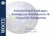 International Linkages: Immigrant Remittances & Financial ...