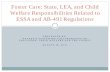 Foster Care: State, LEA, and Child Welfare ...