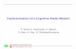 Implementation of a Cognitive Radio Modem