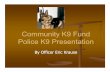 Marion / Clintonville Police K9 Presentation